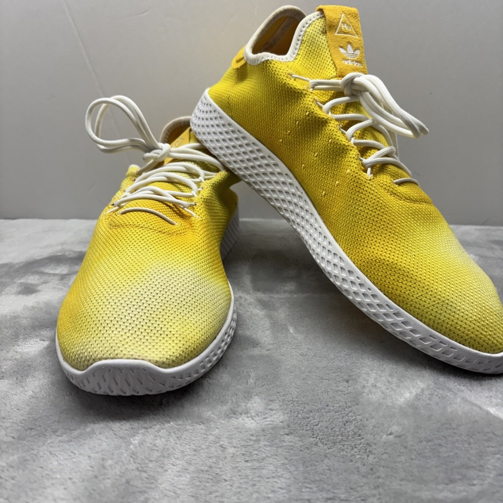 ADIDAS Pharrell Williams x Tennis Hu Holi  Bright Yellow Sz13
